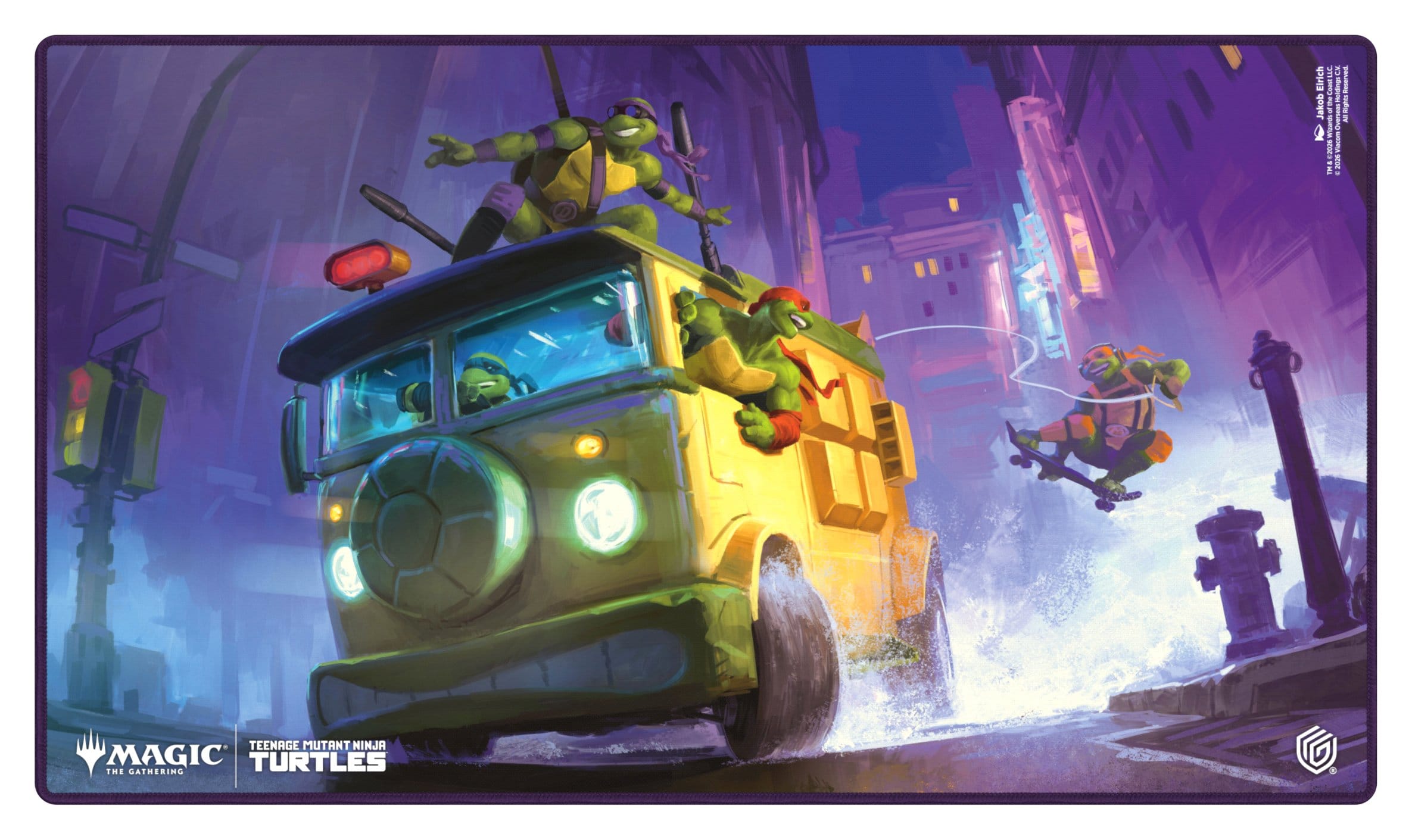 Ultimate Guard Play-Mat MTG | TMNT - Turtle Van - Loaded Dice
