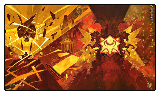 Ultimate Guard Play-Mat Magic: The Gathering "Secrets of Strixhaven" - Lorehold - Loaded Dice
