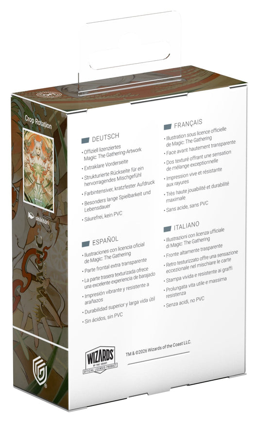 Ultimate Guard Art Sleeves MTG "Secrets of Strixhaven" - Crop Rotation - Loaded Dice