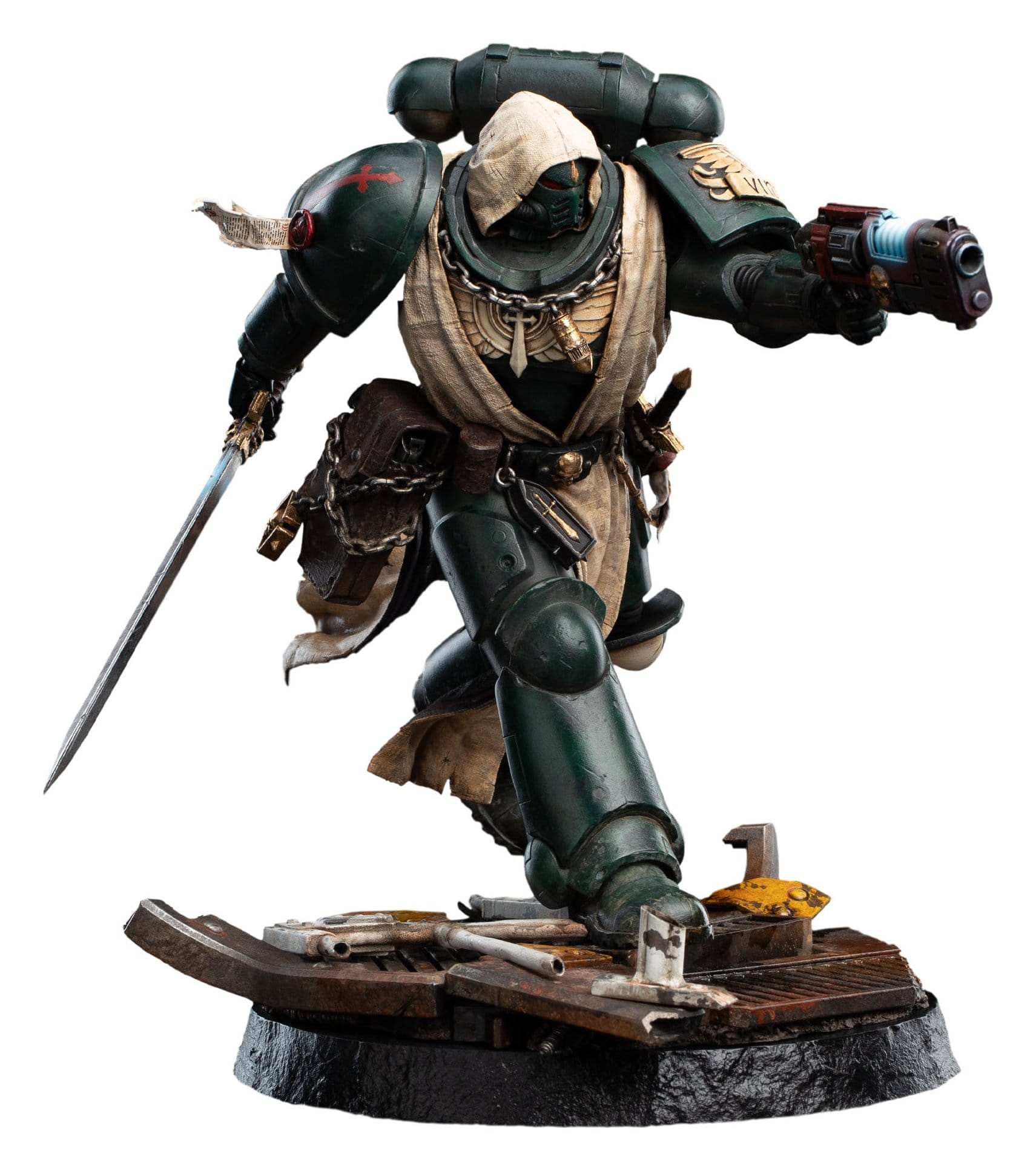 Warhammer 40,000 Statue 1/10 Dark Angels Veteran 31cm ETA Jun 2027