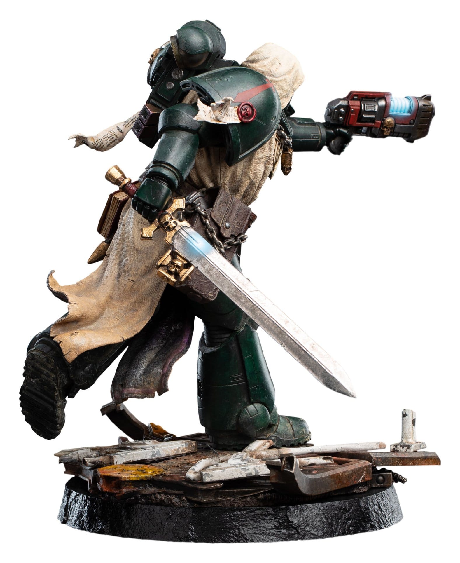 Warhammer 40,000 Statue 1/10 Dark Angels Veteran 31cm ETA Jun 2027