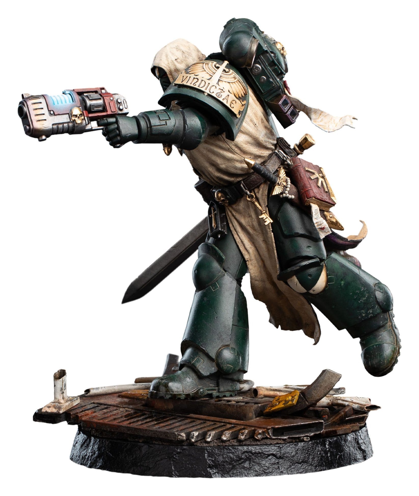 Warhammer 40,000 Statue 1/10 Dark Angels Veteran 31cm ETA Jun 2027