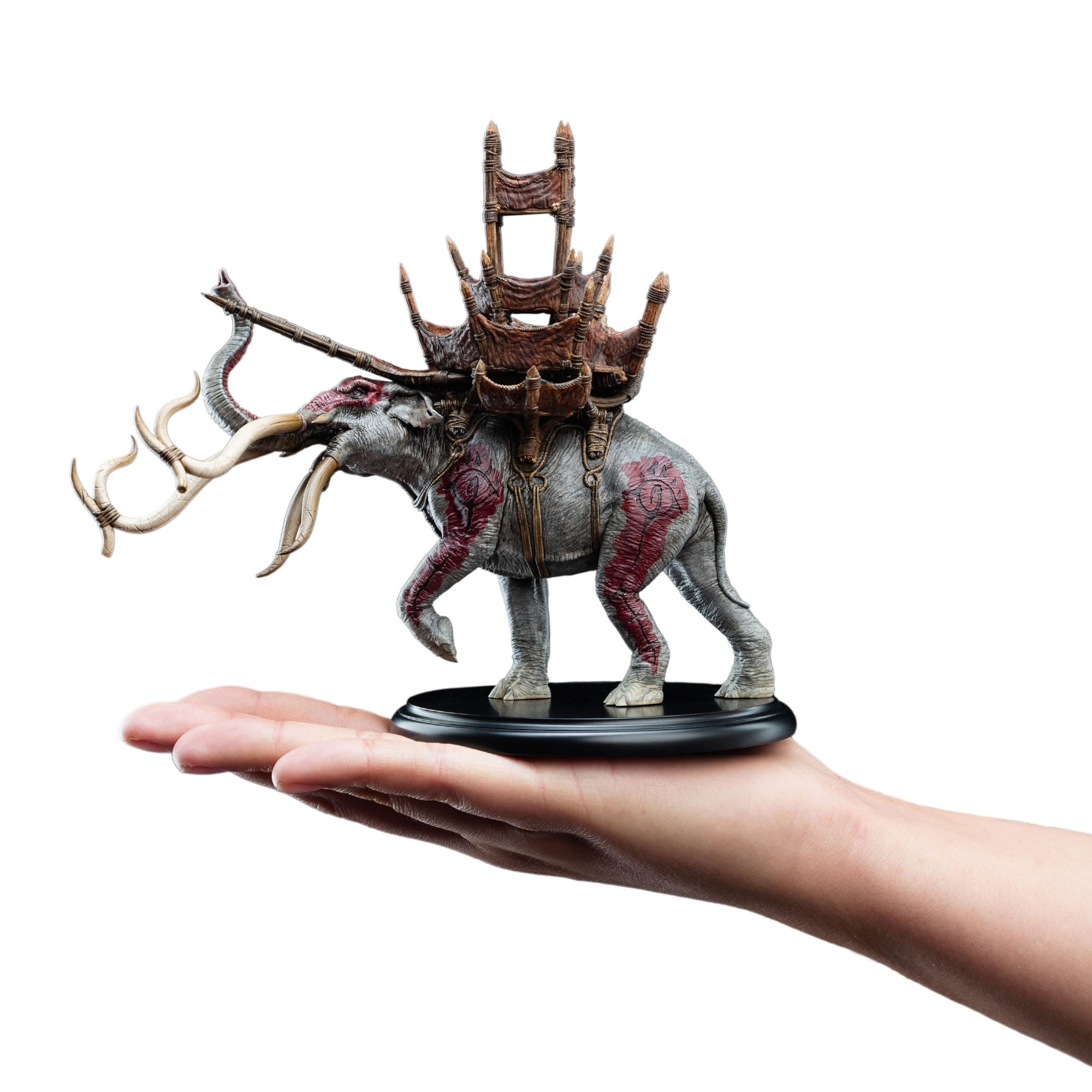 Lord of the Rings Mini Statue Mumak in Battle 17 cm - Loaded Dice