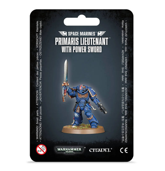 Space Marines: Primaris Lieutenant with Power Sword - Loaded Dice