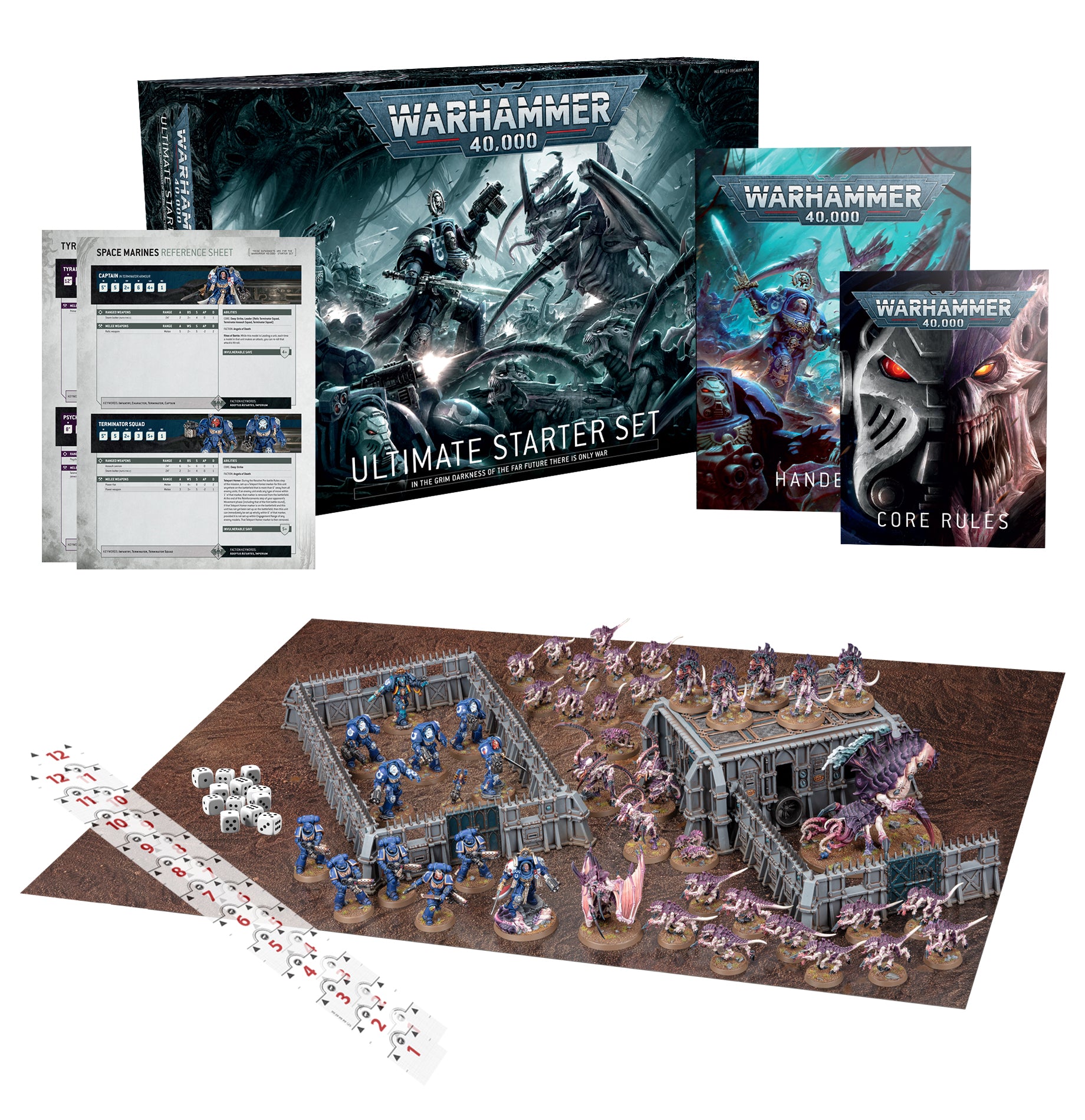 Warhammer 40,000: Ultimate Starter Set - Release Date 22/7/23 - Loaded Dice Barry Vale of Glamorgan CF64 3HD