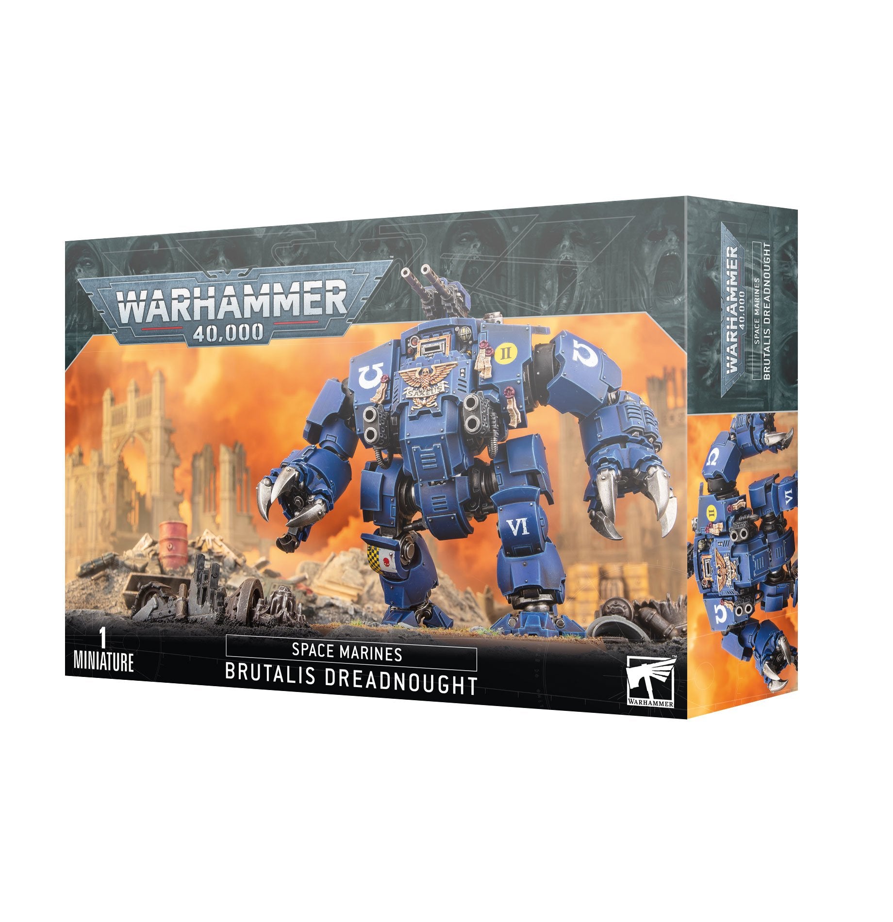 Space Marines: Brutalis Dreadnought - Pre Order 16% OFF! - Release Date 14/10/23 - Loaded Dice Barry Vale of Glamorgan CF64 3HD
