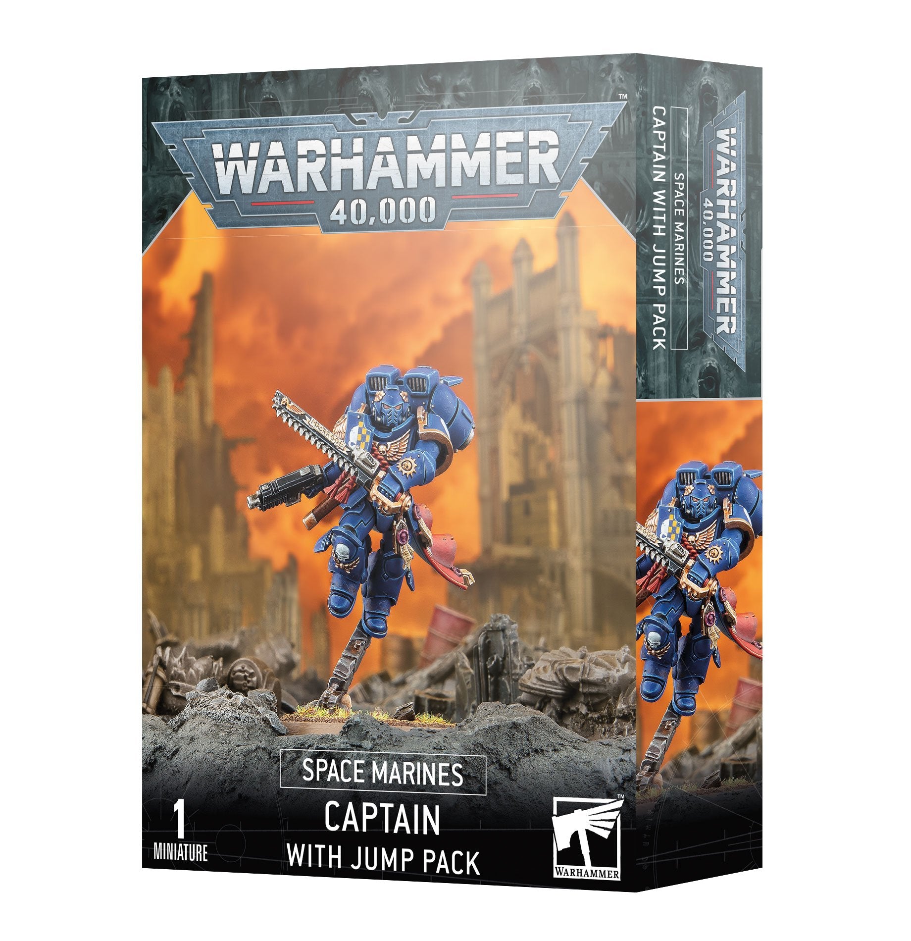 Space Marines: Captain With Jump Pack - Loaded Dice