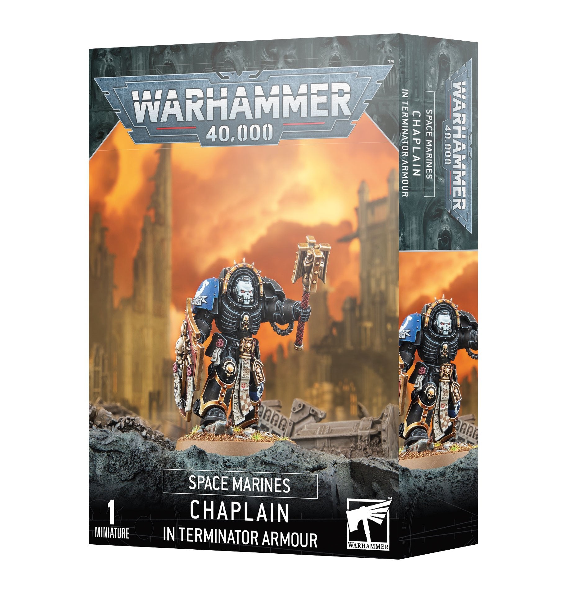 Space Marines: Chaplain in Terminator Armour - Release Date 14/10/23 - Loaded Dice Barry Vale of Glamorgan CF64 3HD