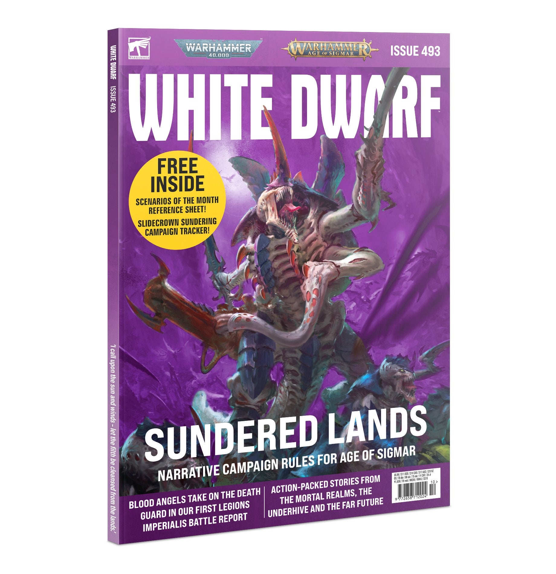 White Dwarf 493 (October 2023) - Release Date 20/10/23 - Loaded Dice Barry Vale of Glamorgan CF64 3HD