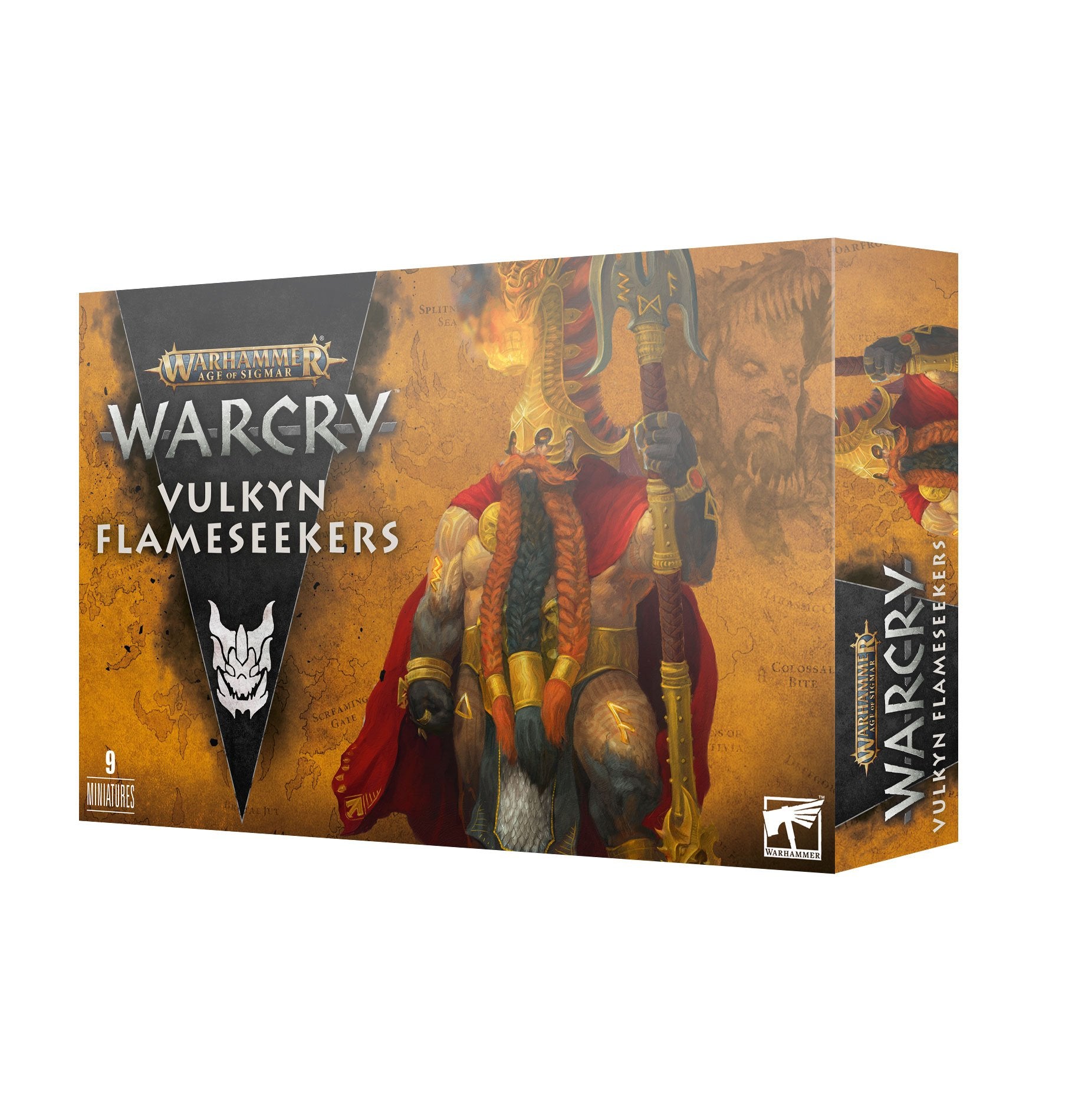Warcry Fyreslayers: Vulkyn Flameseekers - Release Date 21/10/23 - Loaded Dice Barry Vale of Glamorgan CF64 3HD