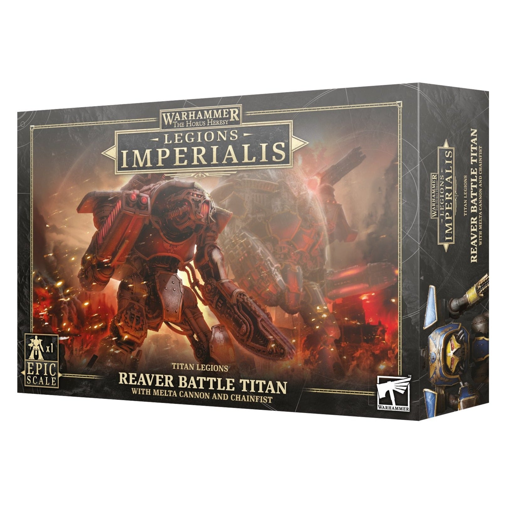 Legions Imperialis: Titan Legions Reaver Battle Titan with Melta Cannon & Chainfist - Loaded Dice