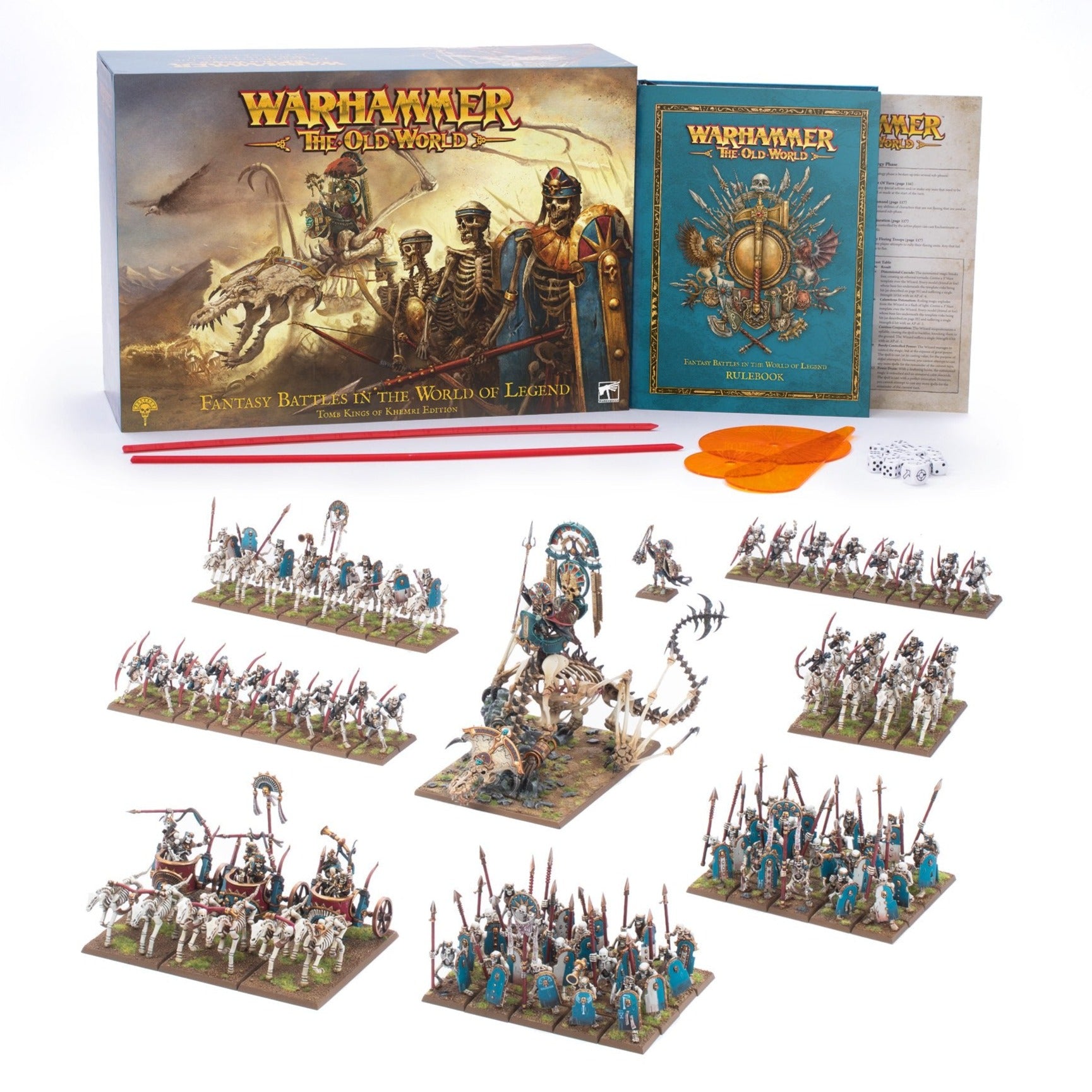 Warhammer: The Old World - Tomb Kings Of Khemri - Release Date 20/1/24 - Loaded Dice Barry Vale of Glamorgan CF64 3HD