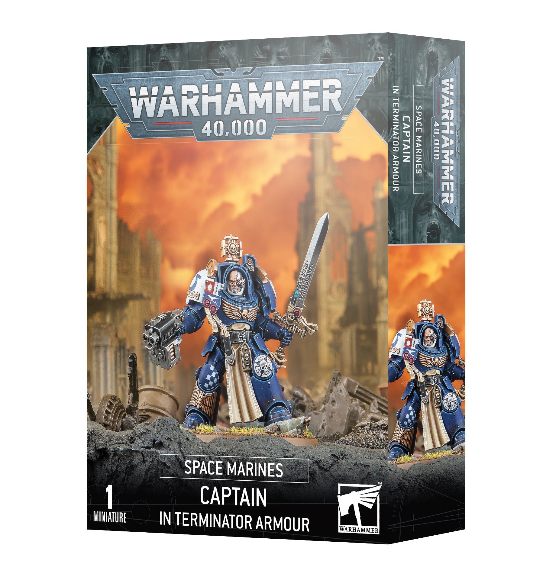 Space Marines: Captain In Terminator Armour - Release Date 2/3/24 - Loaded Dice