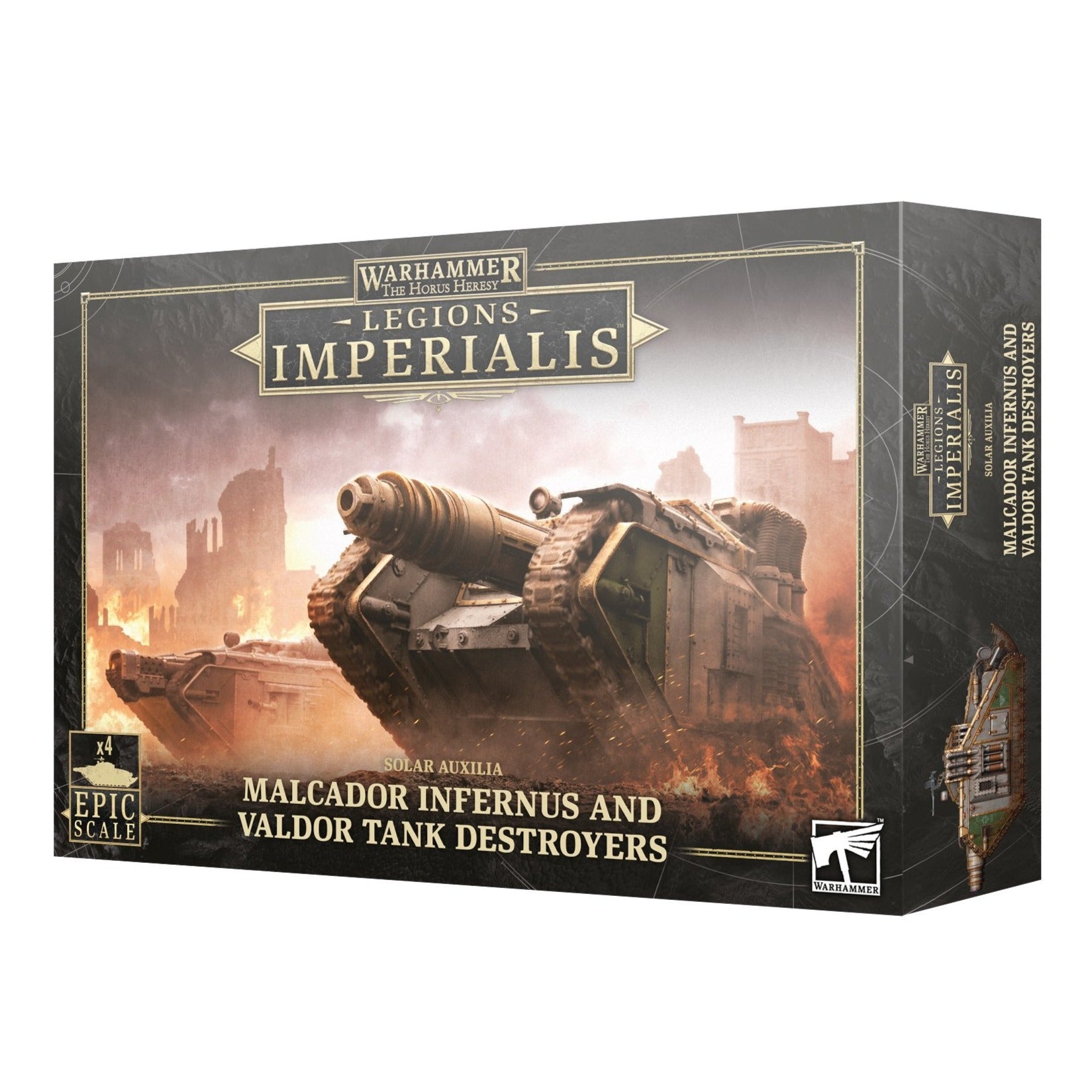 Legions Imperialis: Solar Auxilia Malcador / Infernus and Valdor Tank Destroyers - Loaded Dice