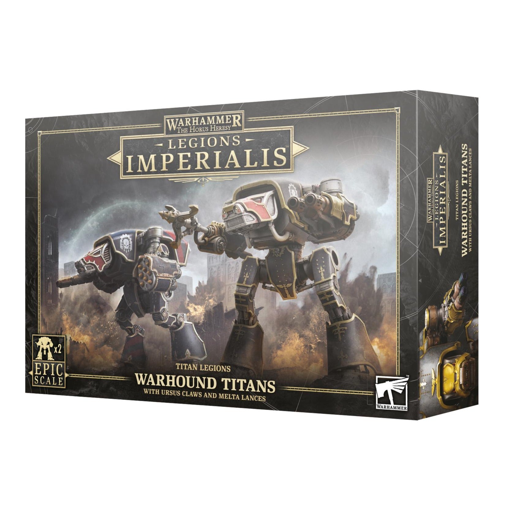 Legions Imperialis: Warhound Titans With Ursus Claws & Melta Lances - Release Date 13/4/24 - Loaded Dice