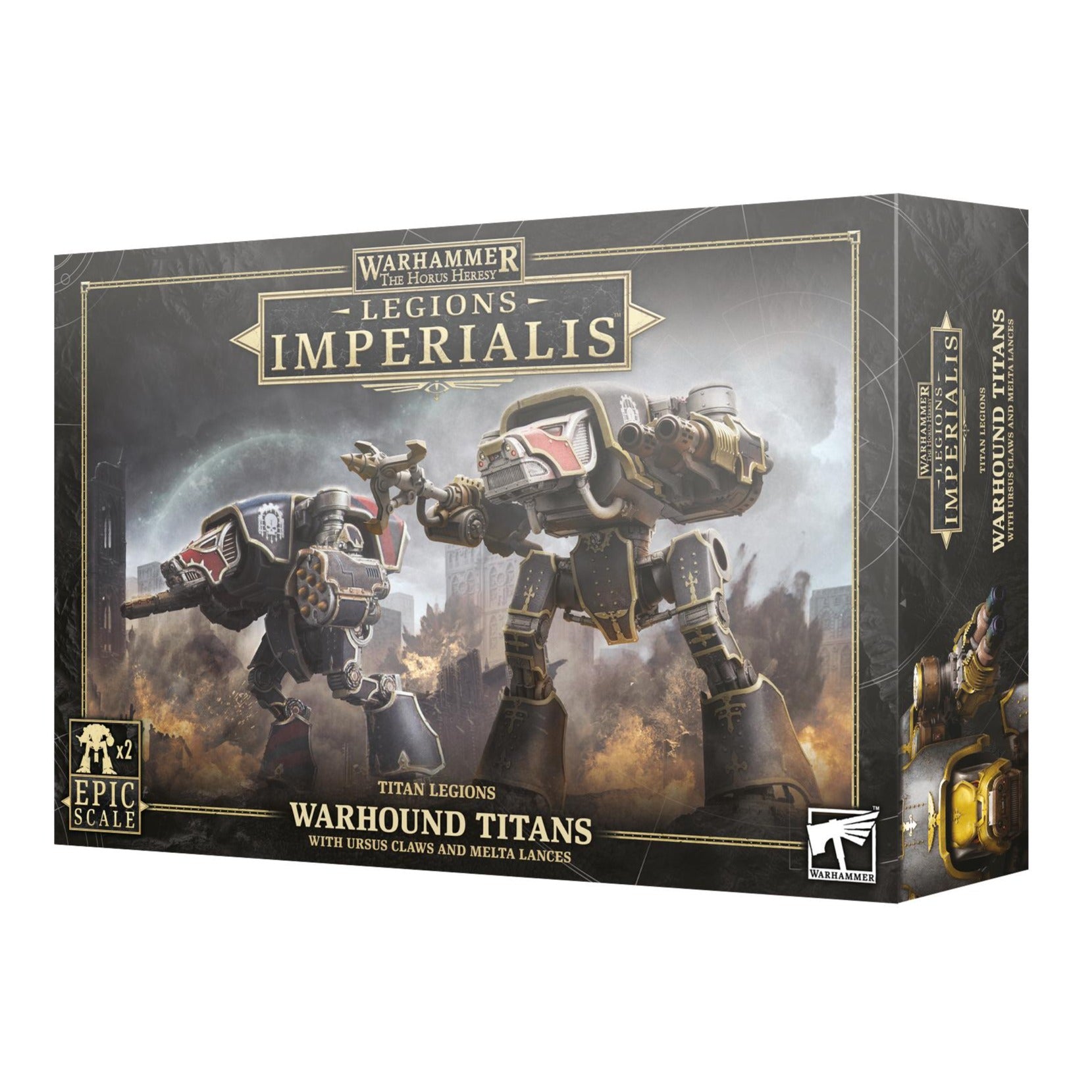 Legions Imperialis: Titan Legions Warhound Titans With Ursus Claws & Melta Lances - Loaded Dice