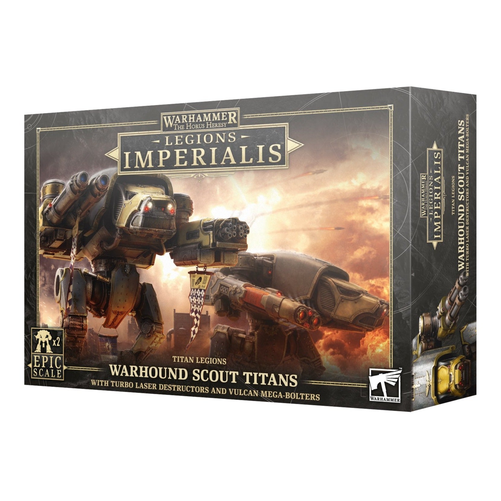 Legions Imperialis: Warhound Scout Titans - Release Date 13/4/24 - Loaded Dice