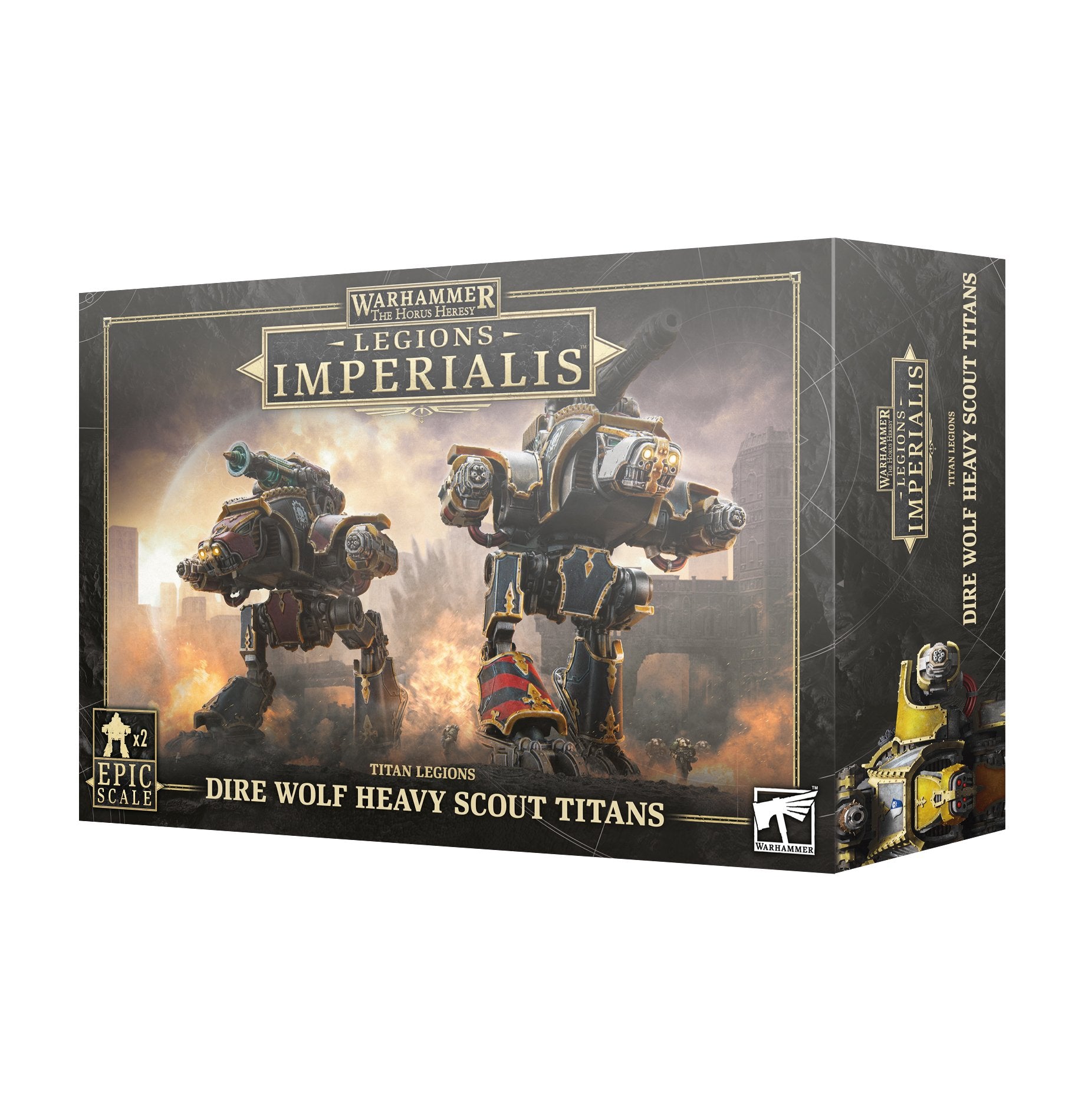 Legions Imperialis: Titan Legions Dire Wolf Heavy Scout Titans - Loaded Dice