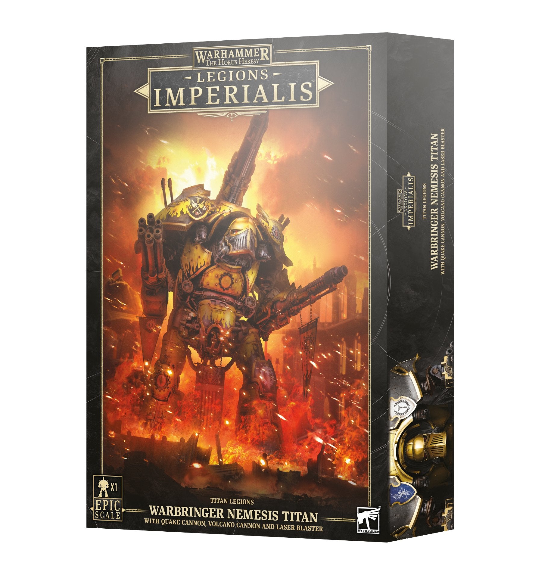 Legions Imperialis: Titan Legions Warbringer Nemesis Titan with Quake Cannon - Loaded Dice