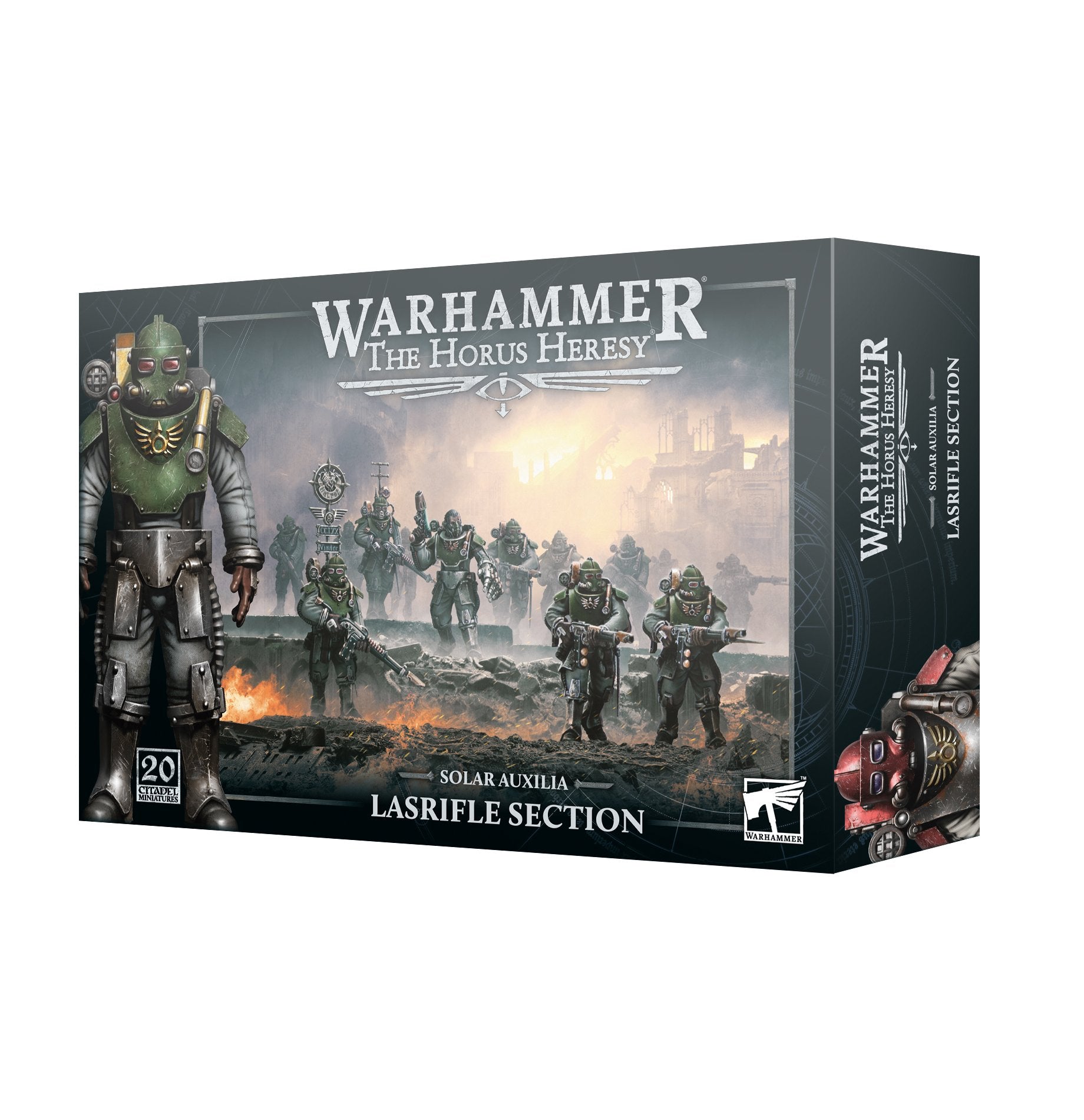 Horus Heresy: Solar Auxilia Lasrifle Section - Release Date 6/4/24 - Loaded Dice