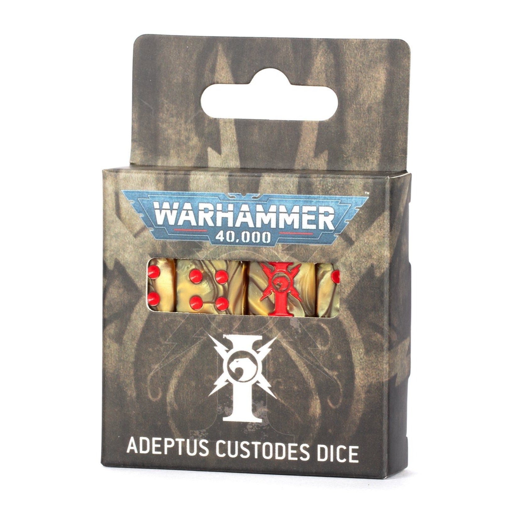 Warhammer 40000: Adeptus Custodes Dice - Release Date 27/4/24 - Loaded Dice