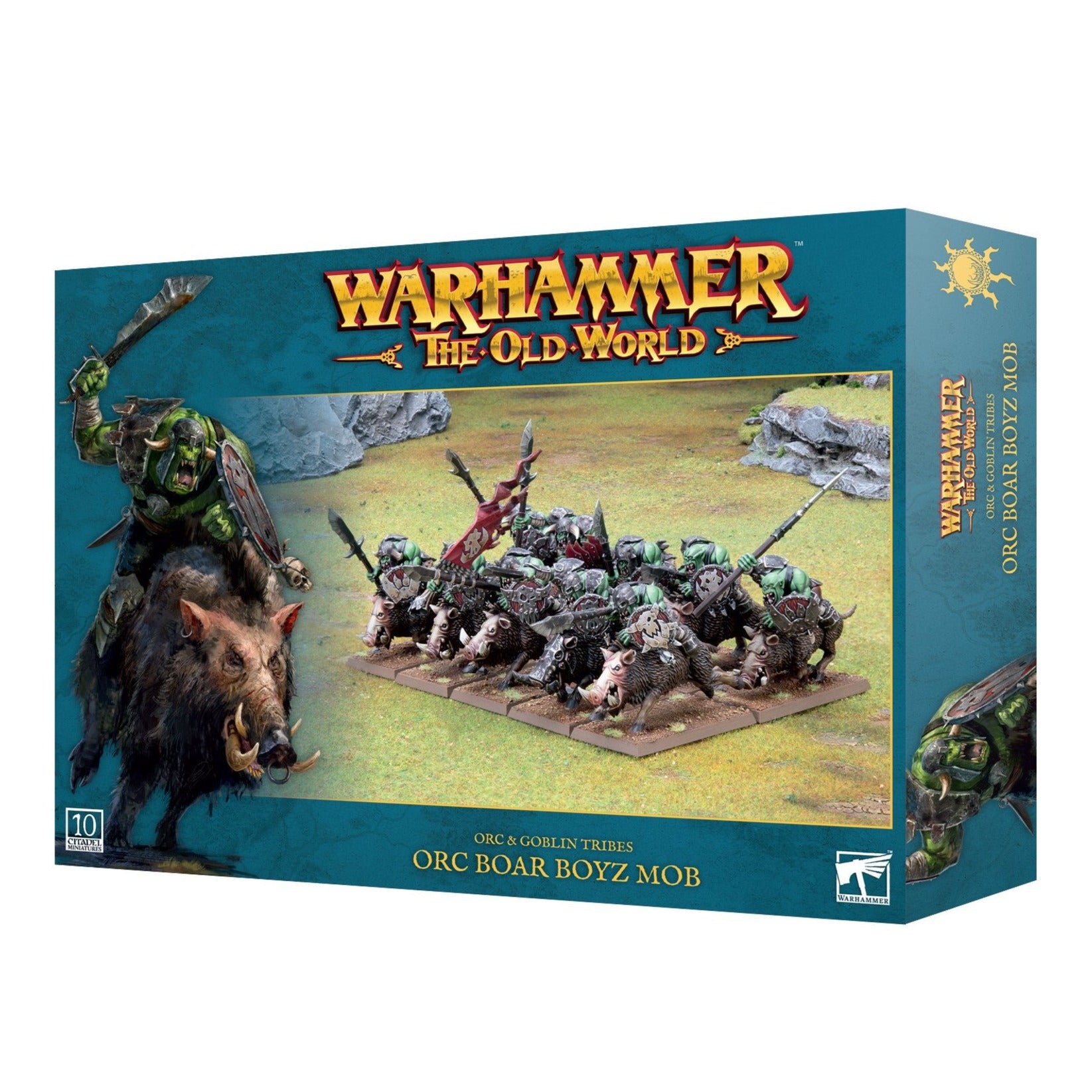 Orc & Goblin Tribes: Orc Boar Boyz Mob - Loaded Dice