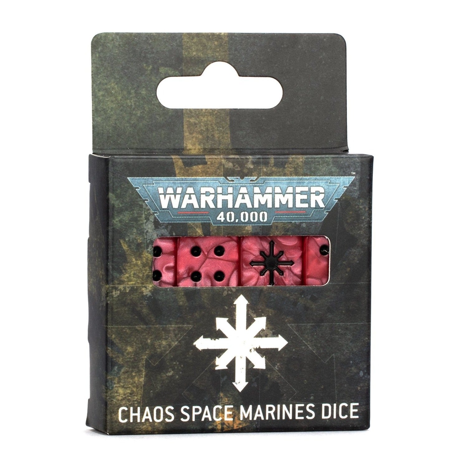 Warhammer 40000: Chaos Space Marines Dice - Release Date 25/5/24 - Loaded Dice