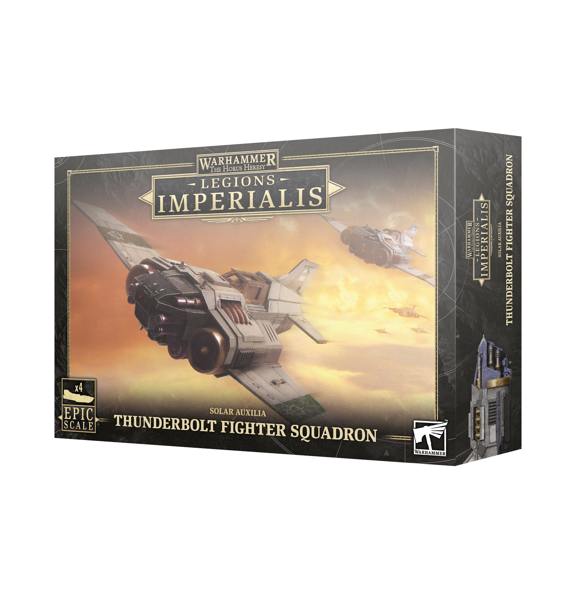 Legions Imperialis: Solar Auxilia Thunderbolt Fighter Squadron - Loaded Dice