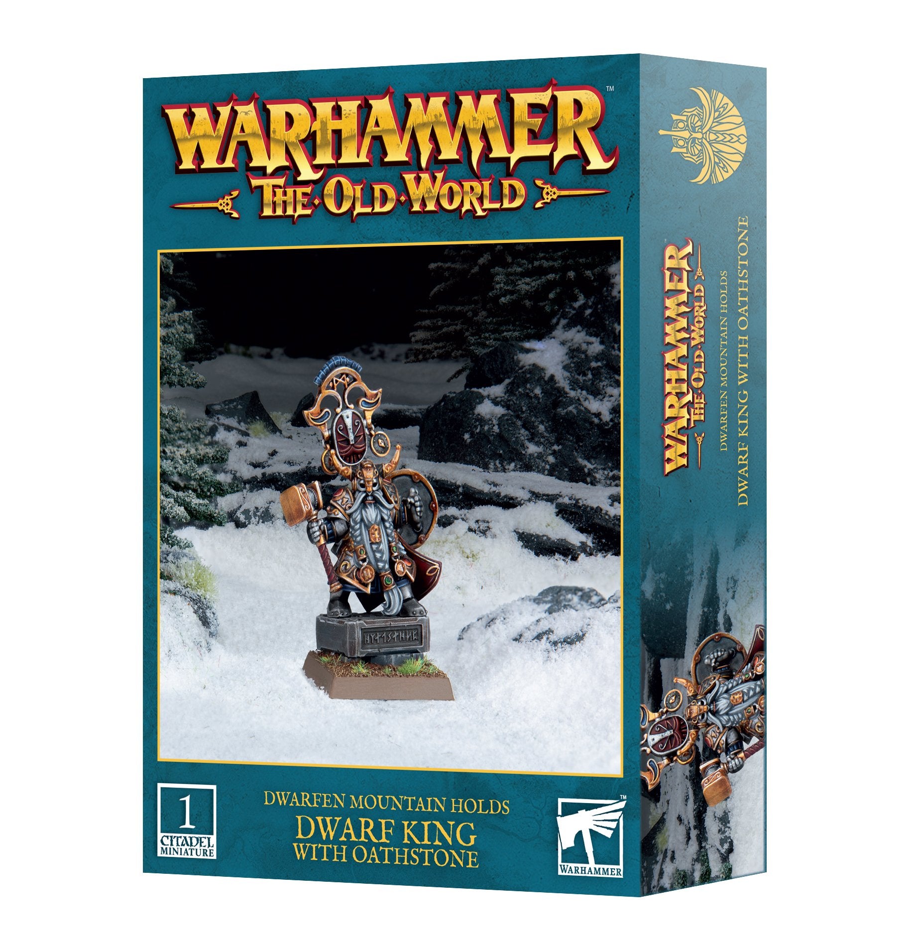 Dwarfen Mountain Holds: Dwarf King With Oathstone - Loaded Dice