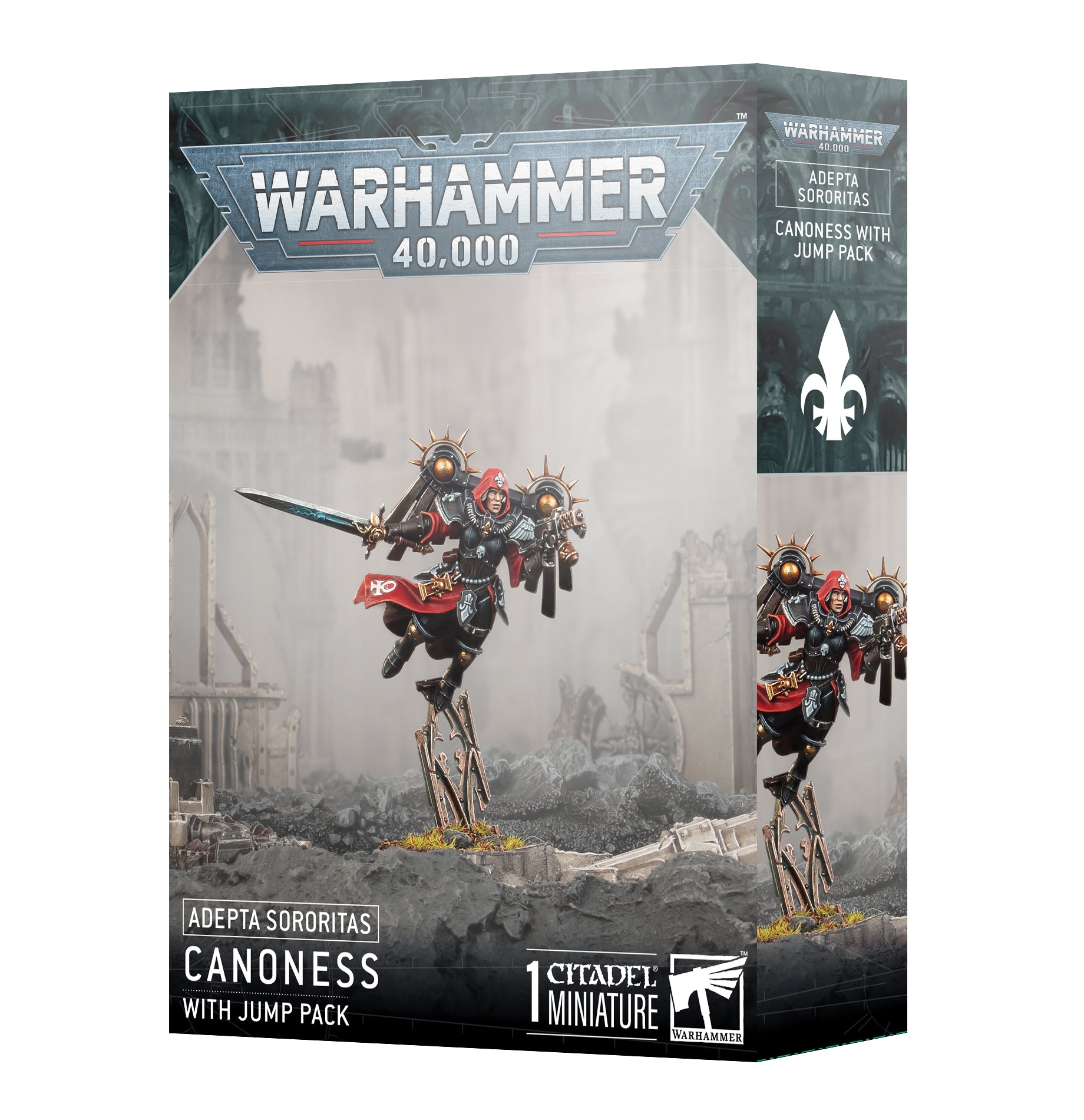 Adepta Sororitas: Canoness with Jump Pack - Loaded Dice