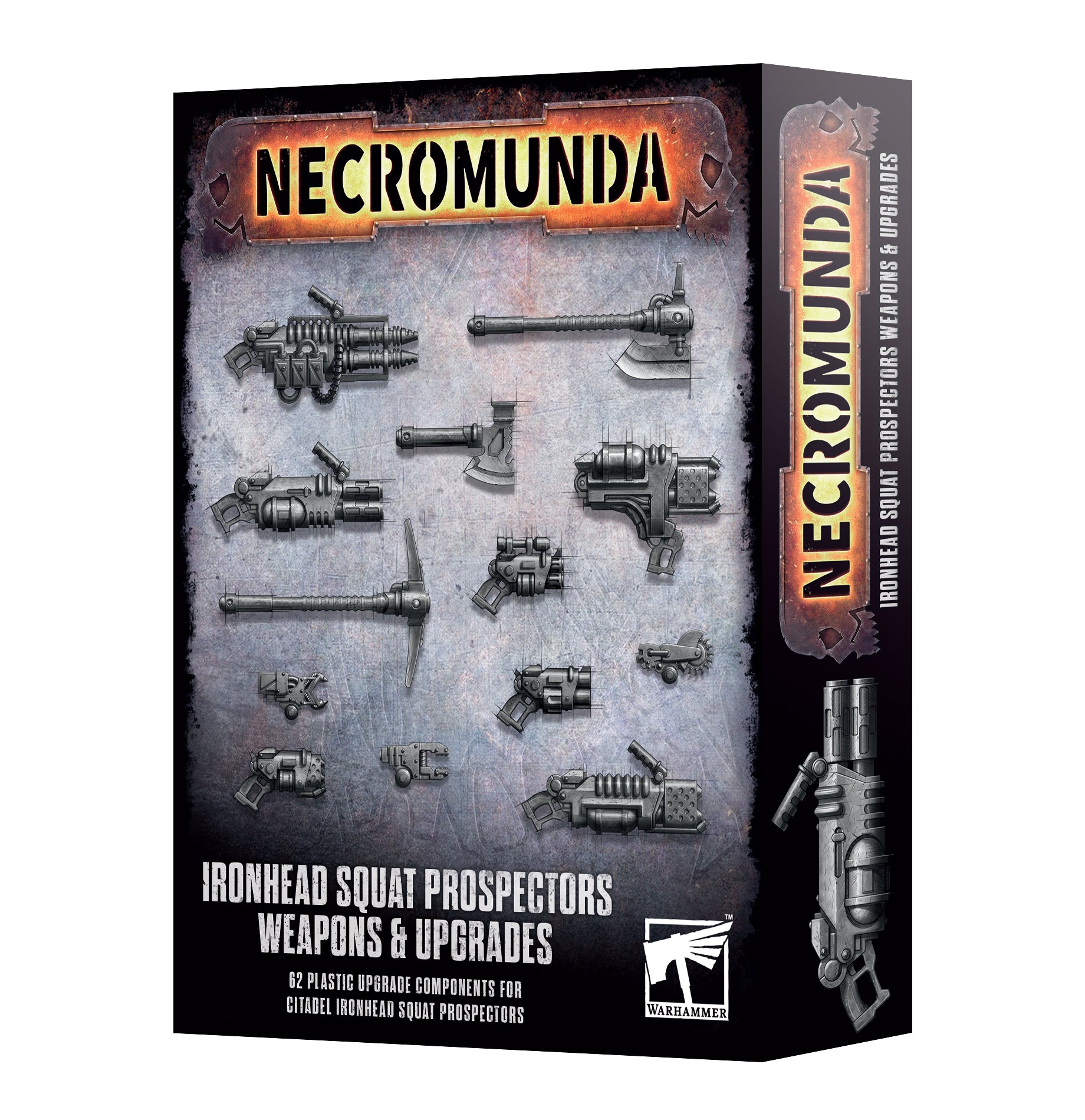 Necromunda: Ironhead Squat Prospectors Weapons & Upgrades - Loaded Dice