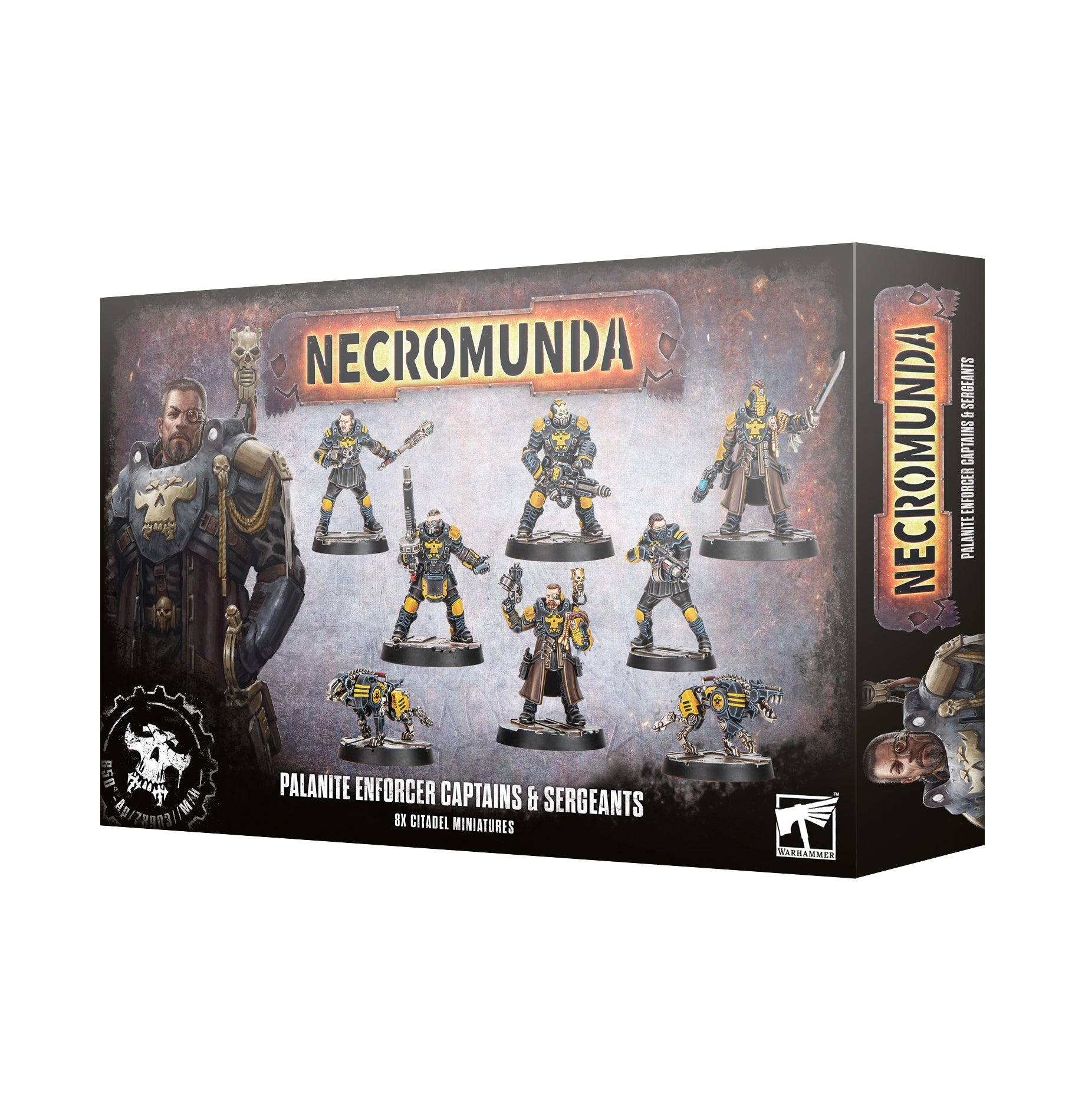 Necromunda: Palanite Enforcer Captains & Sergeants - Loaded Dice