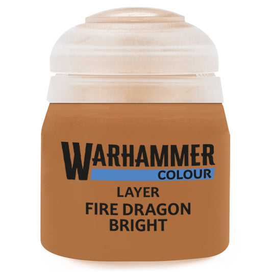 Warhammer Colour Layer: Fire Dragon Bright 12ml - Loaded Dice