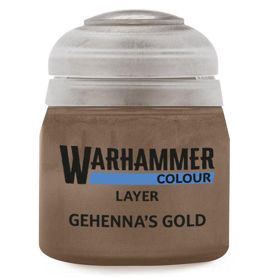 Warhammer Colour Layer: Gehenna's Gold 12ml - Loaded Dice