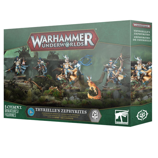 Warhammer Underworlds game box featuring miniatures on a white background