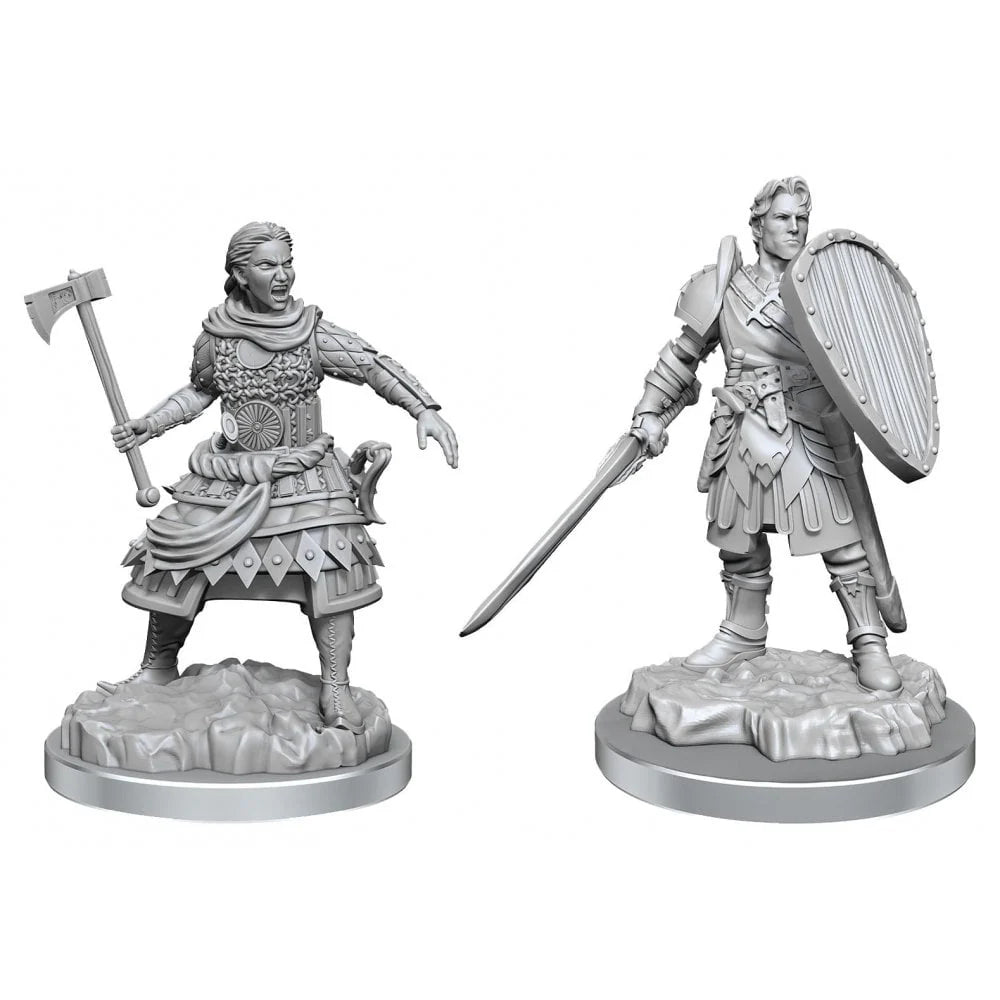 Wizkids - D&D Nolzurs Marvelous Miniatures: Human Fighters - Wave 21 - Loaded Dice