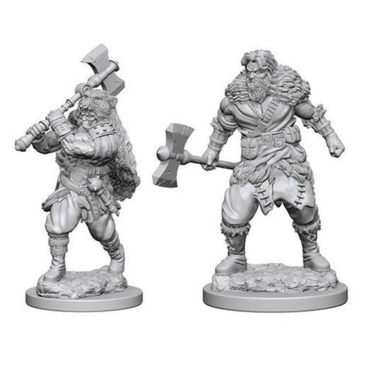 Human Male Barbarian: D&D Nolzur's Marvelous Unpainted Miniatures (W1) - Loaded Dice