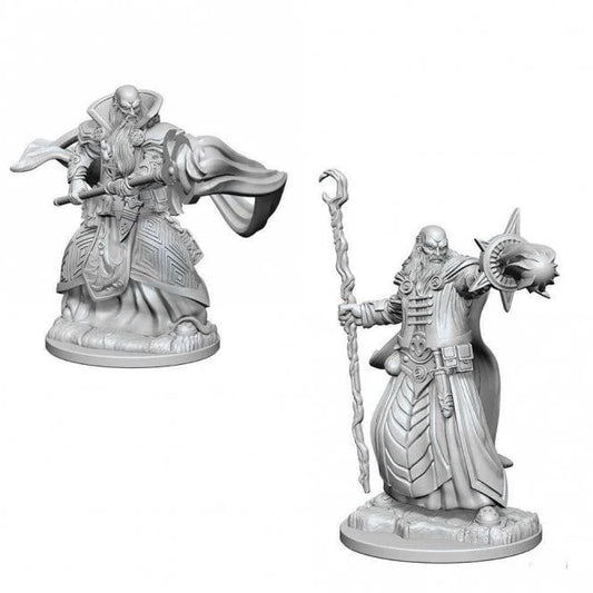 Human Male Wizards: D&D Nolzur's Marvelous Unpainted Miniatures (W1) - Loaded Dice