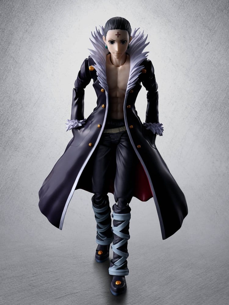 S.H.Figuarts Chrollo walking forward with coat flowing, Hunter x Hunter, Bandai Tamashii Nations