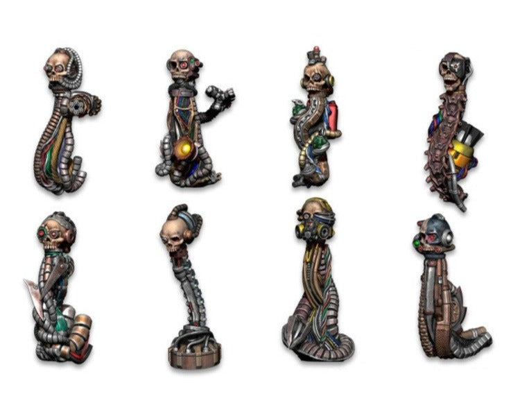 Green Stuff World Resin Mechanical Skulls - Loaded Dice