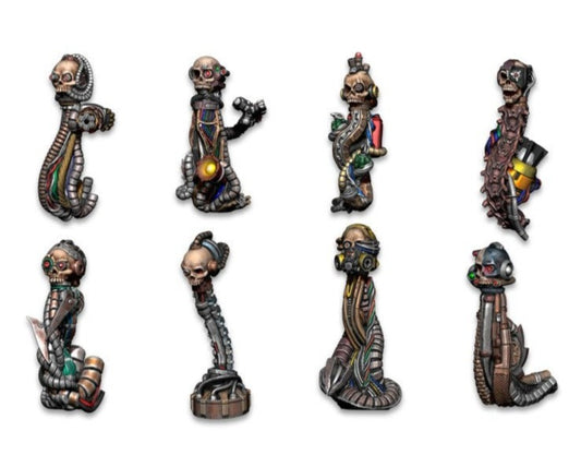 Green Stuff World Resin Mechanical Skulls - Loaded Dice