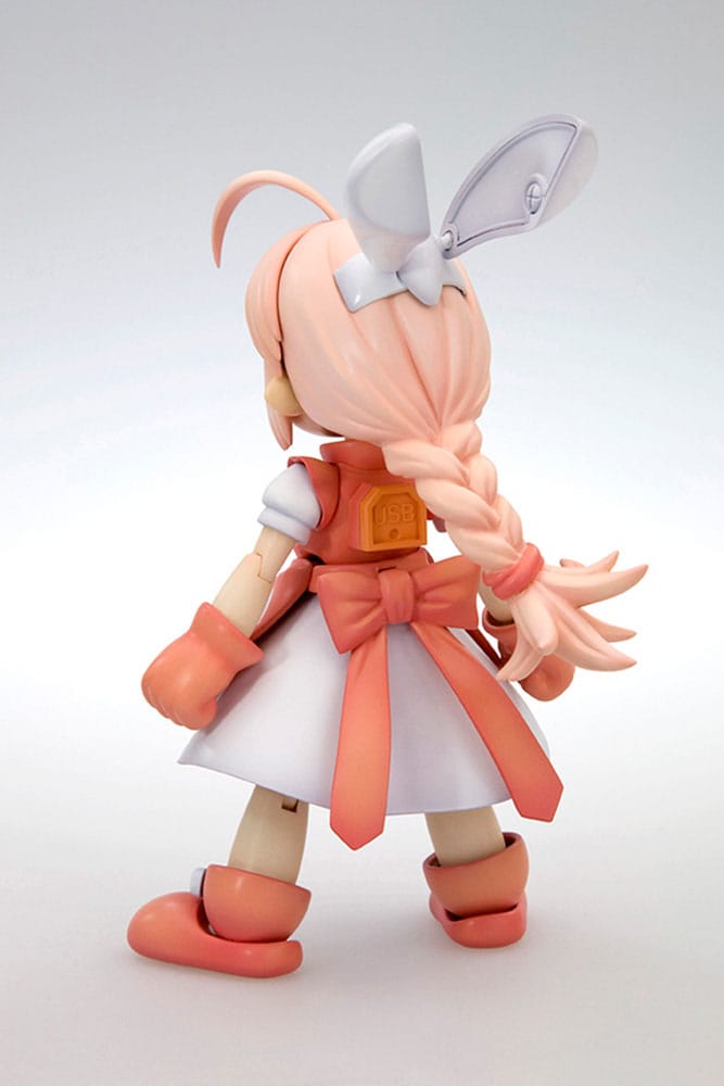 HoiHoi-san Heavy Arms Ver. kit rear view showing plaited hair and bow on dress