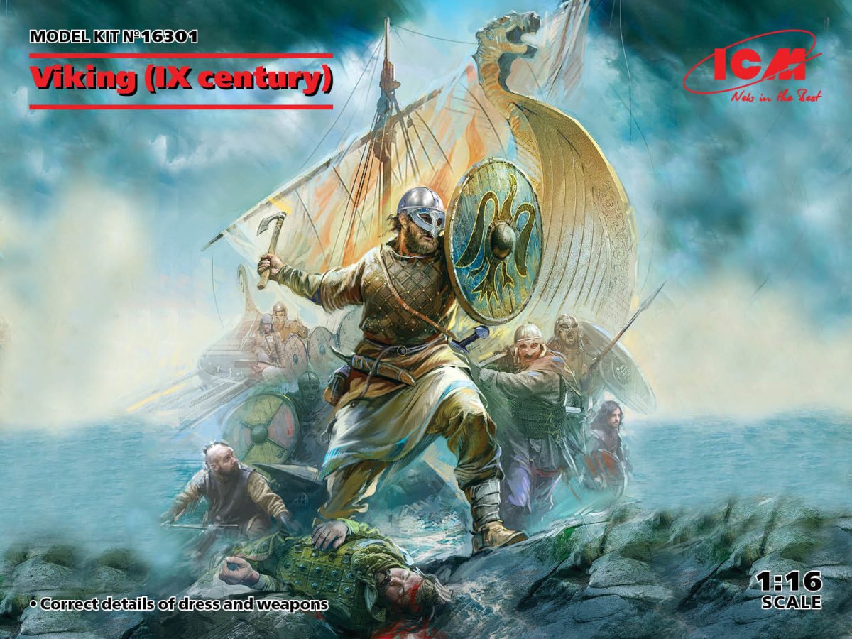 ICM 1:16 Viking Soldier (9th Century) - ICM16301
