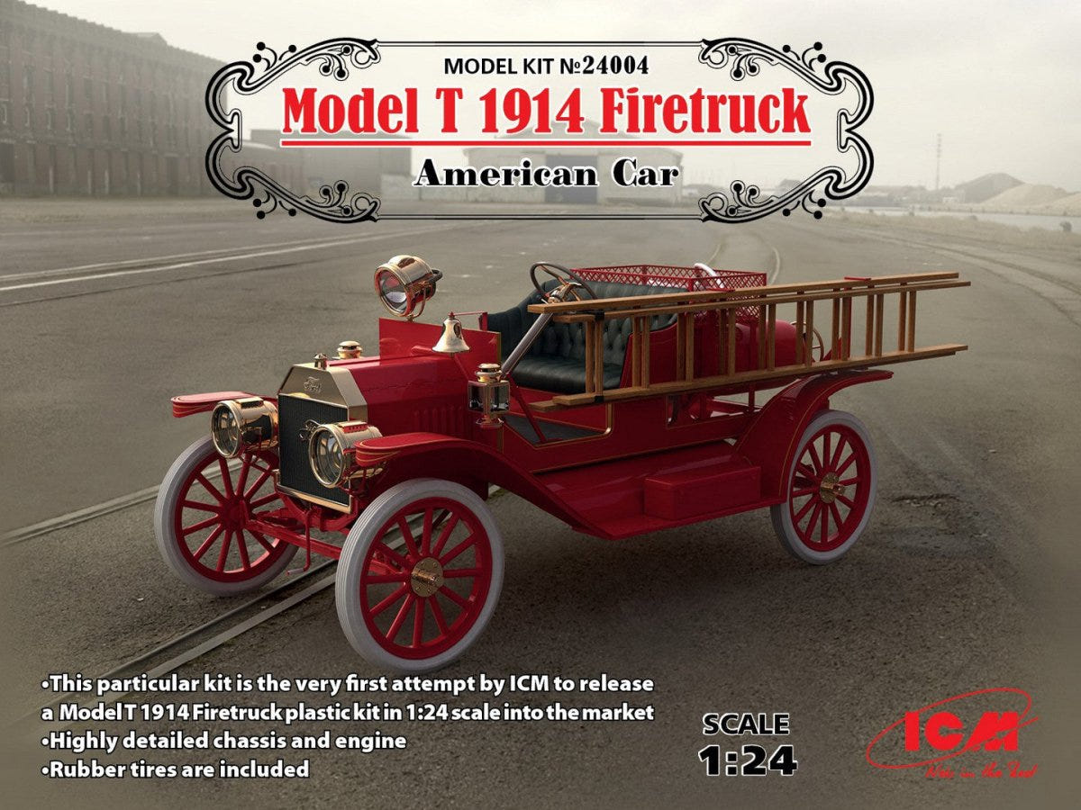 ICM 1:24 Model T 1914 Firetruck American Car - ICM24004