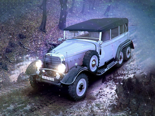 ICM 1:24 Typ G4 Soft Top WWII German Personnel Car - ICM24012