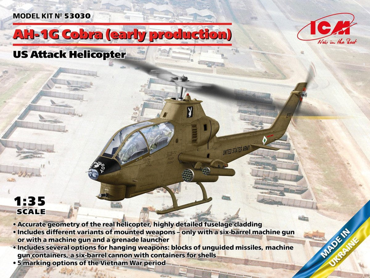 ICM 1/35 AH-1G Cobra (Early Production) U.S. Attack Helicopter – image 2
