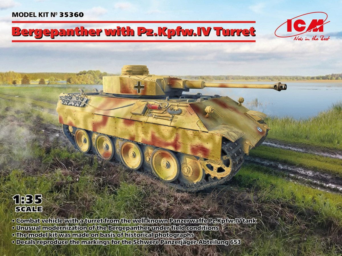 ICM 1:35 Bergepanther with Pz.Kpfw.IV Turret - ICM35360