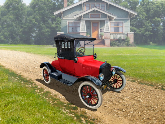 ICM 1:35 Ford Model T Runabout 1918 American Passenger Car - ICM35831