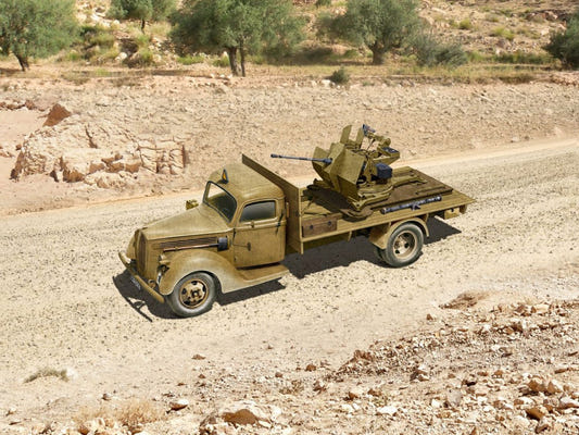 ICM 1:35 G917T Truppenluftschutzwagen Flak 38 Anti-Aircraft Truck - ICM35408