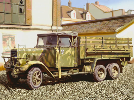 ICM 1:35 Henschel 33 D1 WWII German Army Truck - ICM35466
